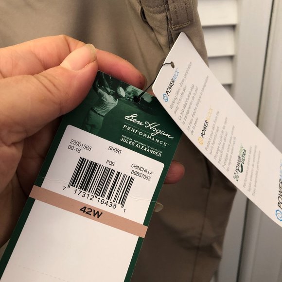 Ben Hogan men athletic tan shorts, 42 - Picture 5 of 9